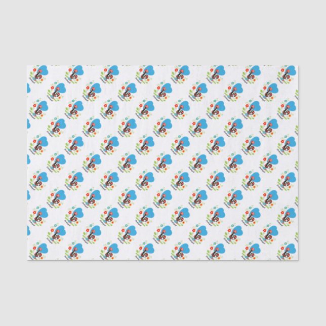 Portuguese Rooster Tissue Paper (Front)