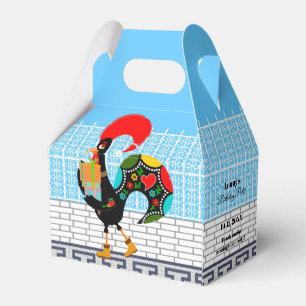 Portuguese Rooster with Birthday Gifts Favor Box