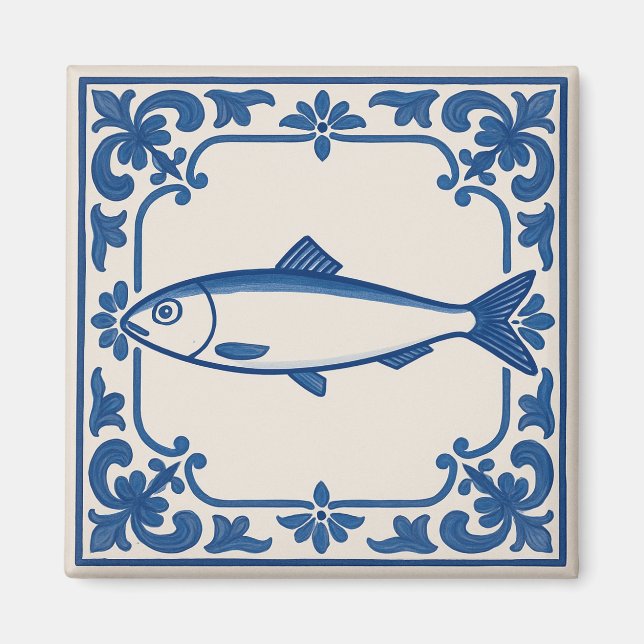 Portuguese sardine -  magnet (Front)