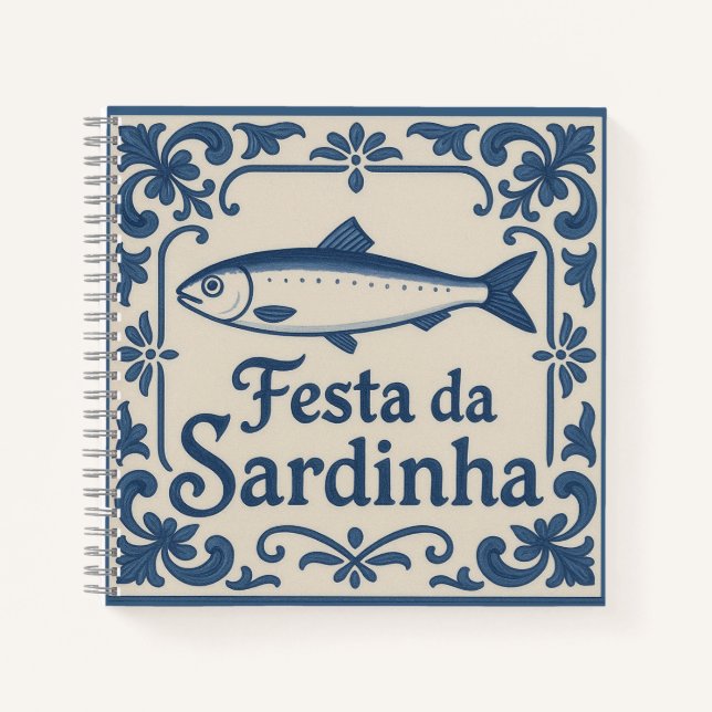 Portuguese Sardine - Spiral Notebook (Front)