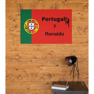 Portuguese Soccer Player customizable Poster
