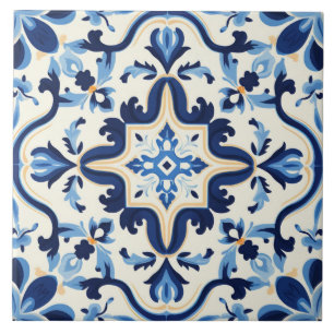Portuguese style cute pattern  tile