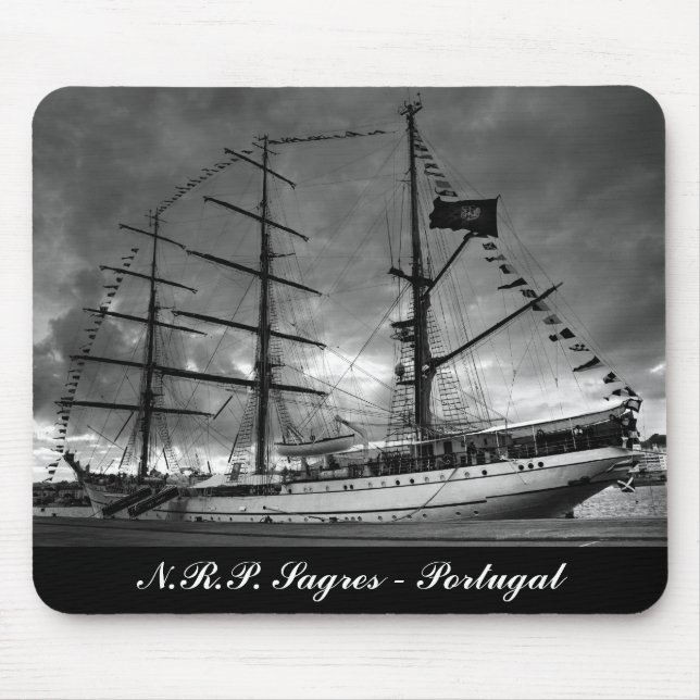 Portuguese tall ship mousepad (Front)