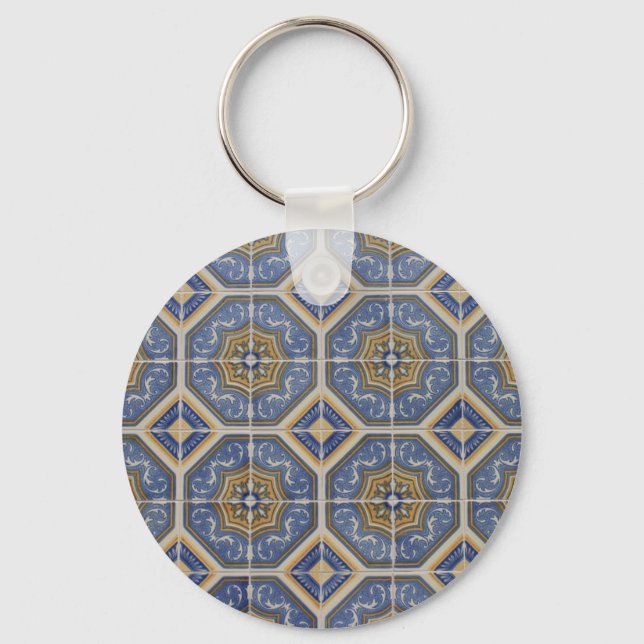 Portuguese tile keychain (Front)