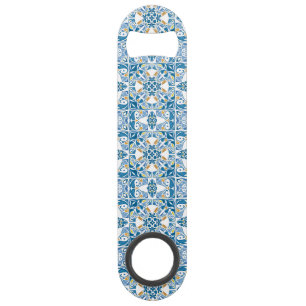 Portuguese Tile Pattern Bar Key