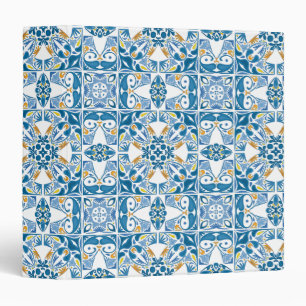 Portuguese Tile Pattern Binder