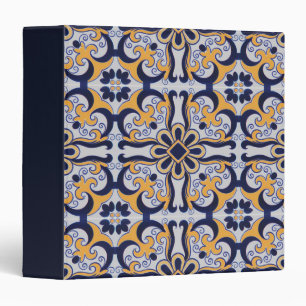 Portuguese tile pattern binder