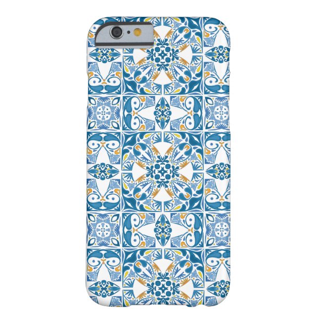 Portuguese Tile Pattern Case-Mate iPhone Case (Back)
