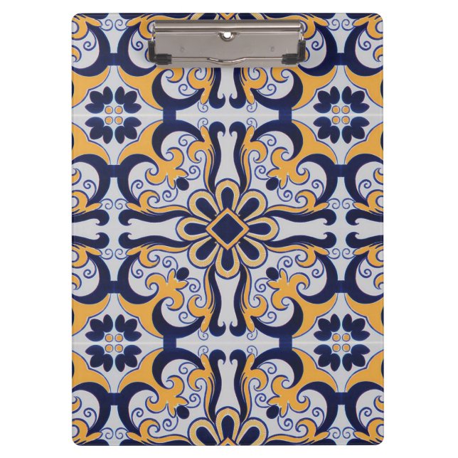 Portuguese tile pattern clipboard (Front)