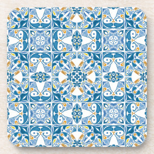Portuguese Tile Pattern Coaster