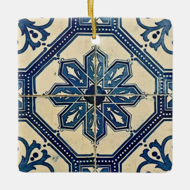Portuguese Tile Pattern Ornament (Front)