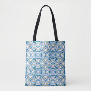 Portuguese Tile Pattern Tote Bag