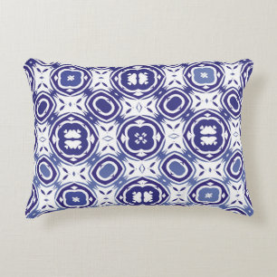 Portuguese tile vintage. Minimal design.  Accent Pillow