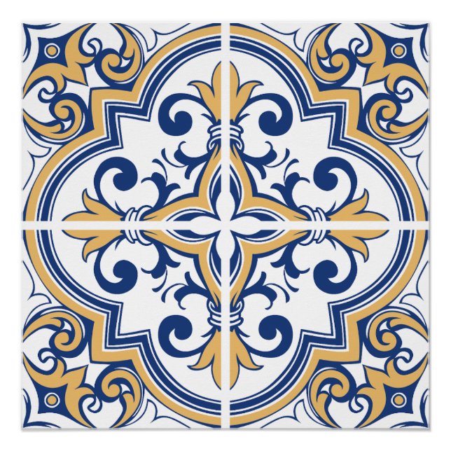 Portuguese tiles 1 poster (Front)