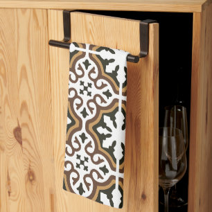 Portuguese tiles 3 kitchen towel