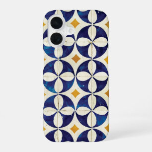 Portuguese Tiles - Azulejo Pattern Design iPhone 16 Case