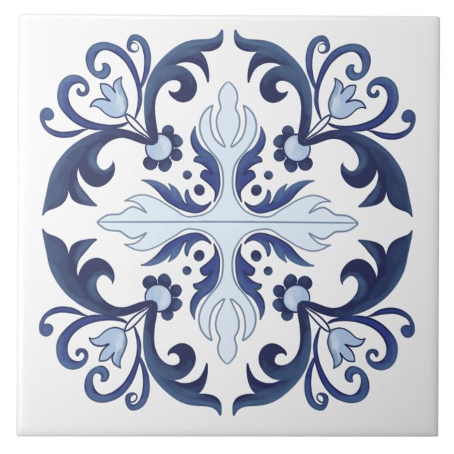 Portuguese tiles,azulejo  tile (Front)