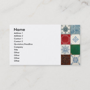 Portuguese tiles business card