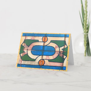Portuguese tiles card