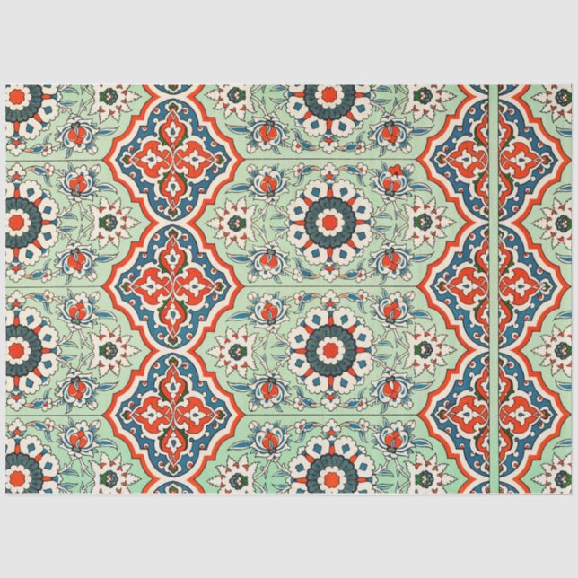 Portuguese tiles decoupage tissue paper (Front)