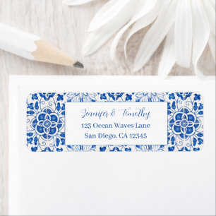 Portuguese Tiles Mediterranean Blue Wedding