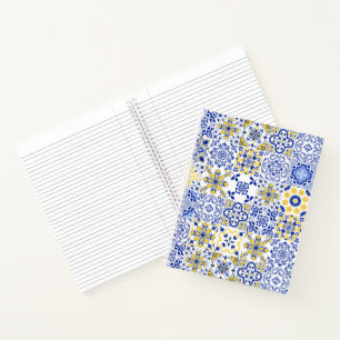 Portuguese Tiles Pattern  Notebook