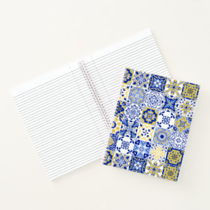 Portuguese Tiles Pattern Notebook