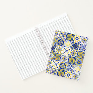 Portuguese Tiles Pattern  Notebook
