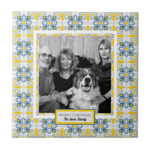  Portuguese tiles photo frame for family reunion 