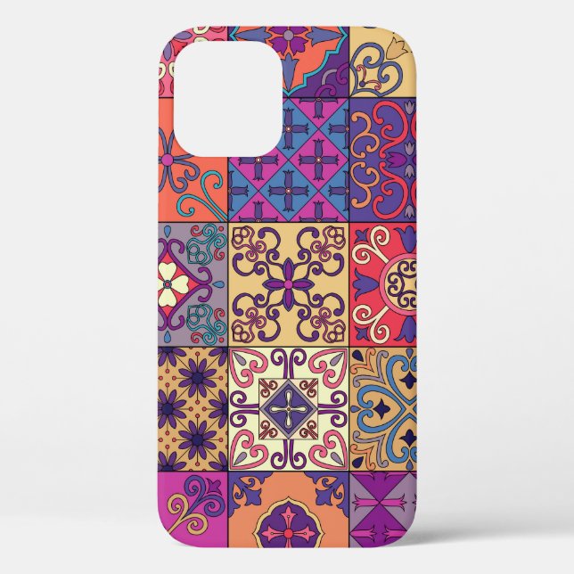Portuguese Tiles Talavera Style Pattern Case-Mate iPhone Case (Back)