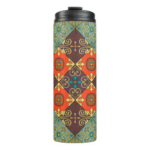 Portuguese Tiles Talavera Style Pattern Thermal Tumbler