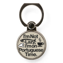 Portuguese Time Funny Phone Ring Holder – Sardine,