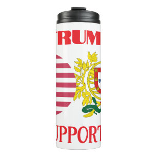 Portuguese Trump supporter Thermal Tumbler