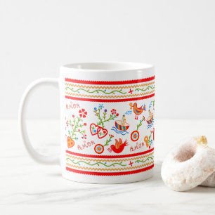Portuguese valentine's love handkerchiefs  coffee mug