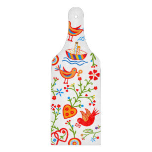 Portuguese valentine's love handkerchiefs cutting board