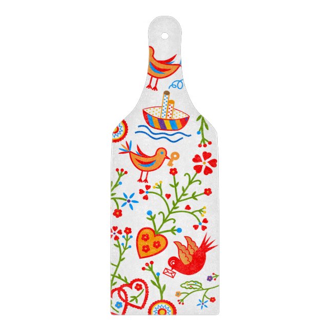 Portuguese valentine's love handkerchiefs   cutting board (Front)