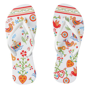 Portuguese valentine's love handkerchiefs  flip flops