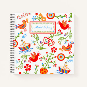 Portuguese valentine's love handkerchiefs notebook