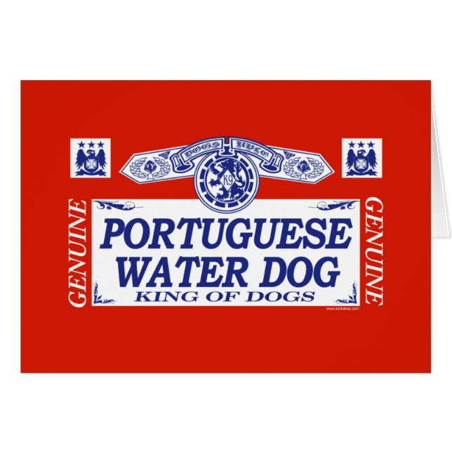 Portuguese Water Dog (Front Horizontal)