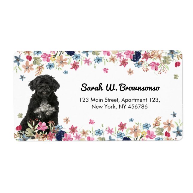 Portuguese Water Dog (Front)
