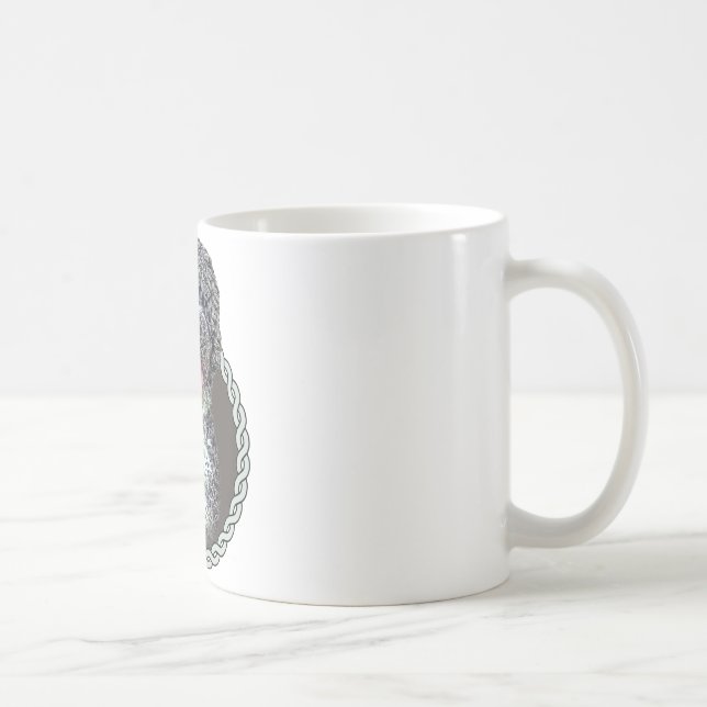 Portuguese water dog 001 coffee mug (Right)