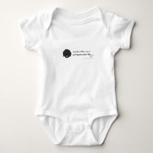 portuguese water dog baby bodysuit