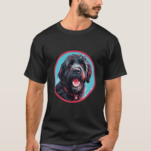 Portuguese Water Dog Breed Dog Design 1 T-Shirt (Front)