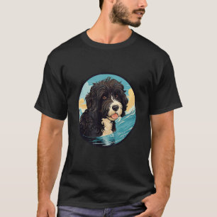 Portuguese Water Dog Breed Dog Design T-Shirt