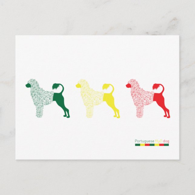 Portuguese Water Dog Card (Front)