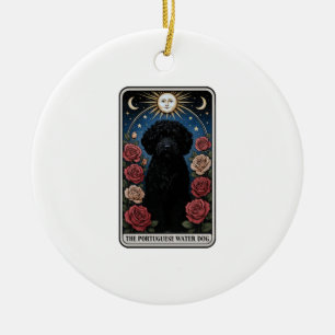 Portuguese Water Dog Ceramic Ornament