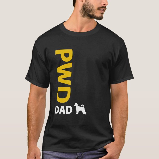 Portuguese Water Dog Dad T-Shirt (Front)