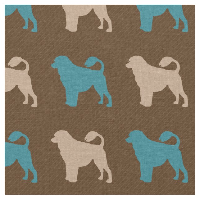 Portuguese Water Dog Fabric (Close Up)