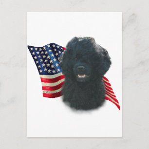 Portuguese Water Dog Flag Postcard