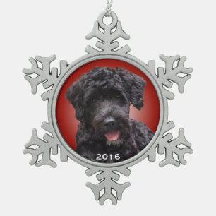 Portuguese Water Dog Holiday Ornament
